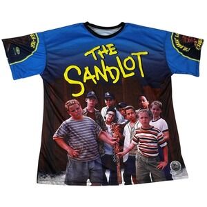 The Sandlot Movie All Over Print T Shirt Adult XL Elite Sportswear Baseball